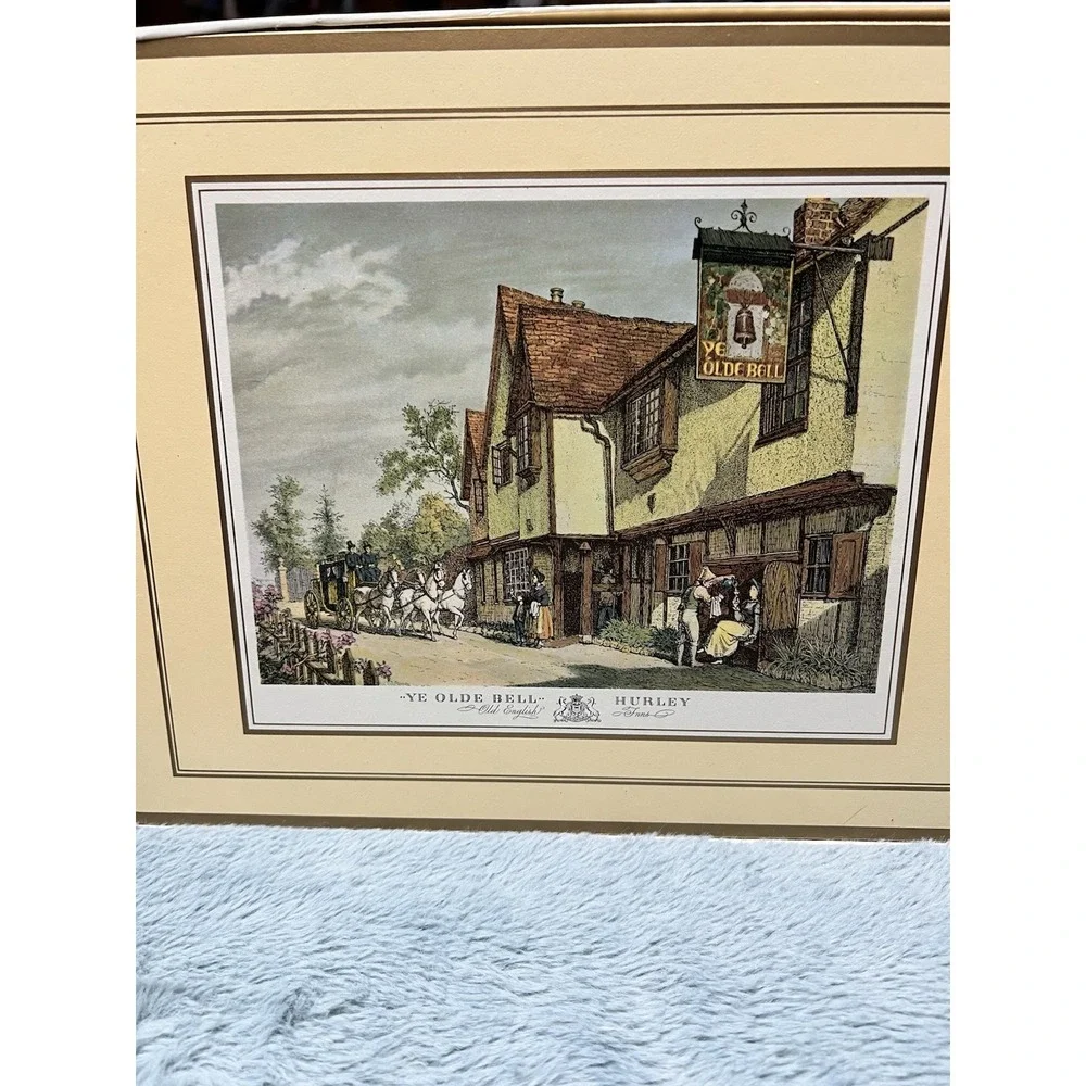 Vintage Pimpernel Place Mats English Inns Four‎ Traditional Mats